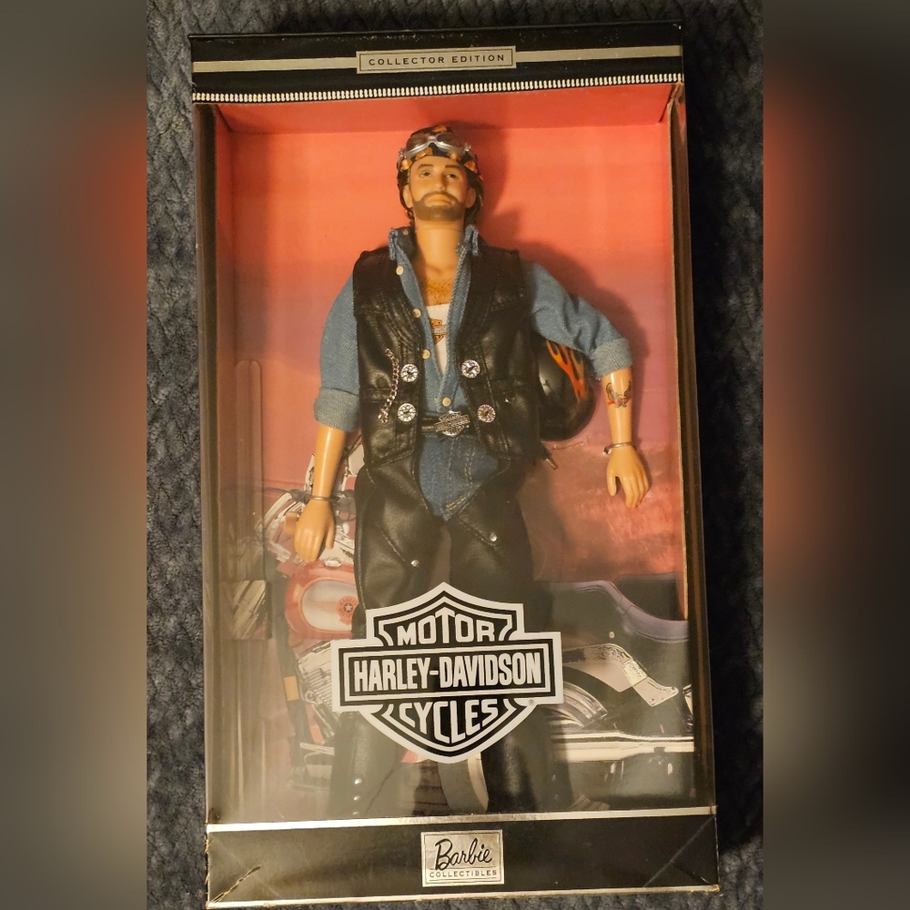Harley Davidson Ken Barbie Doll Collector's Edition